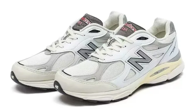New Balance White Gray Mesh-and-Synthetic Upper ENCAP Midsole Lifestyle Sneakers 4