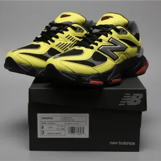 New Balance हलুদ কালো চকি সোল মেশ এবং সিন্থেটিক ওভারলে লাইফস্টাইল স্নিকার
