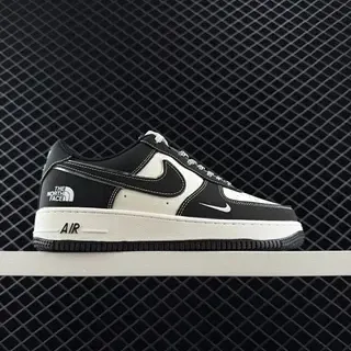 Nike Air Force 1 Black and Off-White أحذية أسلوب حياة