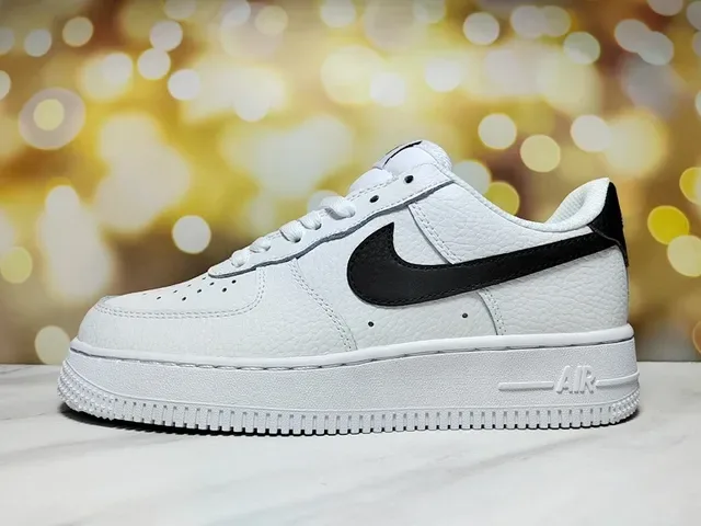 Nike Air Force 1 White and Royal Blue Lifestyle Sneakers 21