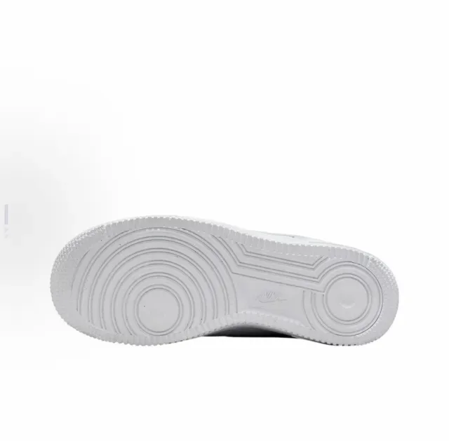 Nike Air Force 1 blanco y azul low-top perforado en el dedo del pie lifestyle sneakers 3