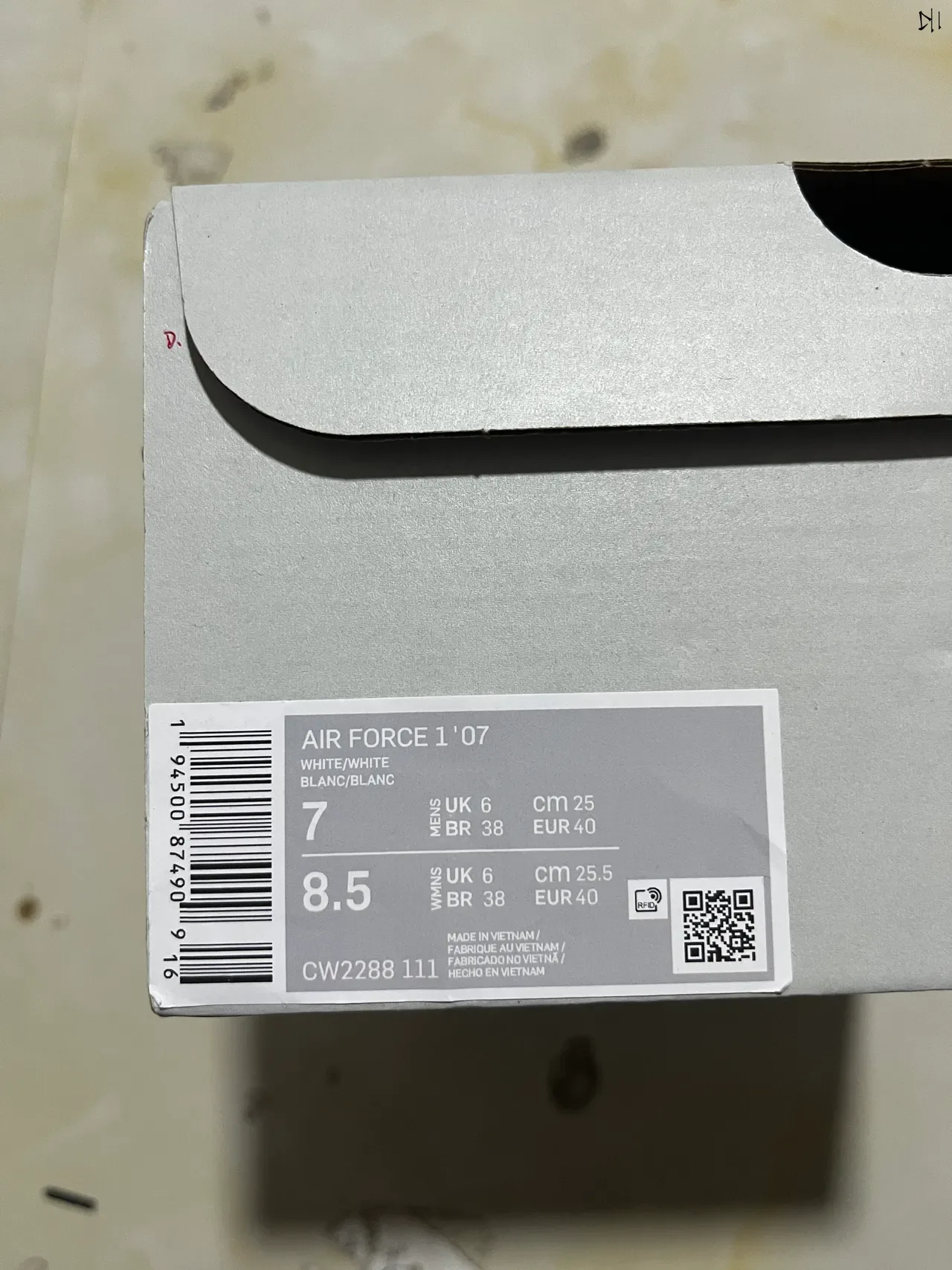 Nike Air Force 1 White Lifestyle Sneakers 10