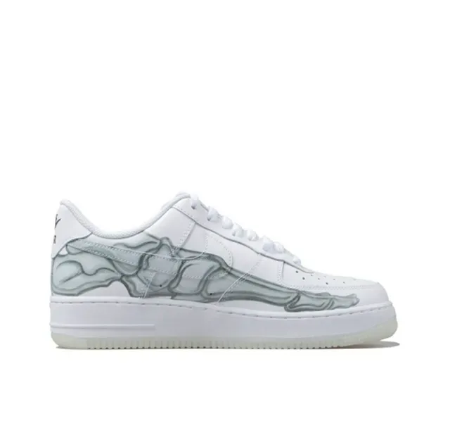 Nike Air Force 1 White Skeletal X-Ray Lifestyle Sneakers 4