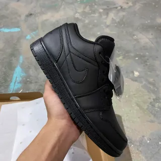 Nike Air Jordan 1 Low Sneakers Lifestyle Tout Noir