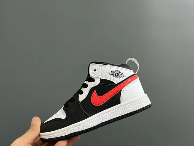 Nike Air Jordan 1 أبيض بنفسجي أسود أحذية كرة السلة 14