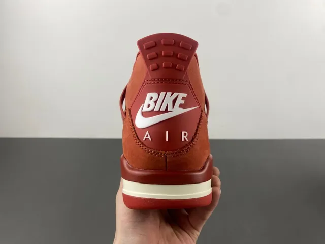 Nike Air Jordan 4 লাল একরঙা বাস্কেটবল জুতো 4