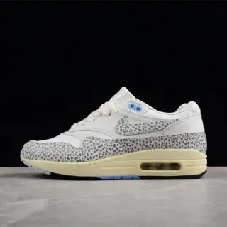 Nike Air Max 1 مطبوعة بنقاط كريمي رمادي أحذية رياضية للأسلوب الحياتي