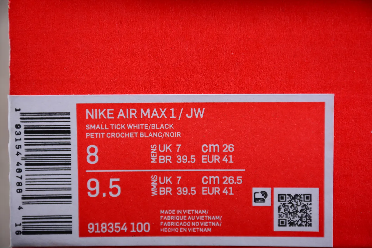 Nike Air Max 1 White Black Lifestyle Sneakers 2