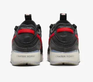 Nike Air Max 90 Black and Red Lifestyle Sneakers 2