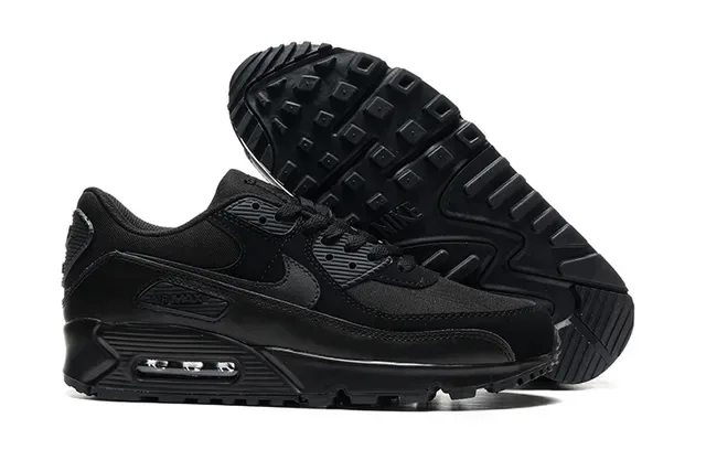 Sneakers Lifestyle Nike Air Max 90 Noires 4