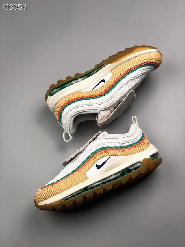سنيكرز Nike Air Max 97 Beige Teal Orange لايف ستايل 3