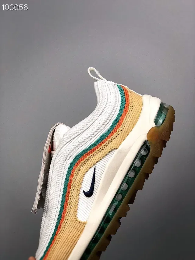 سنيكرز Nike Air Max 97 Beige Teal Orange لايف ستايل 5