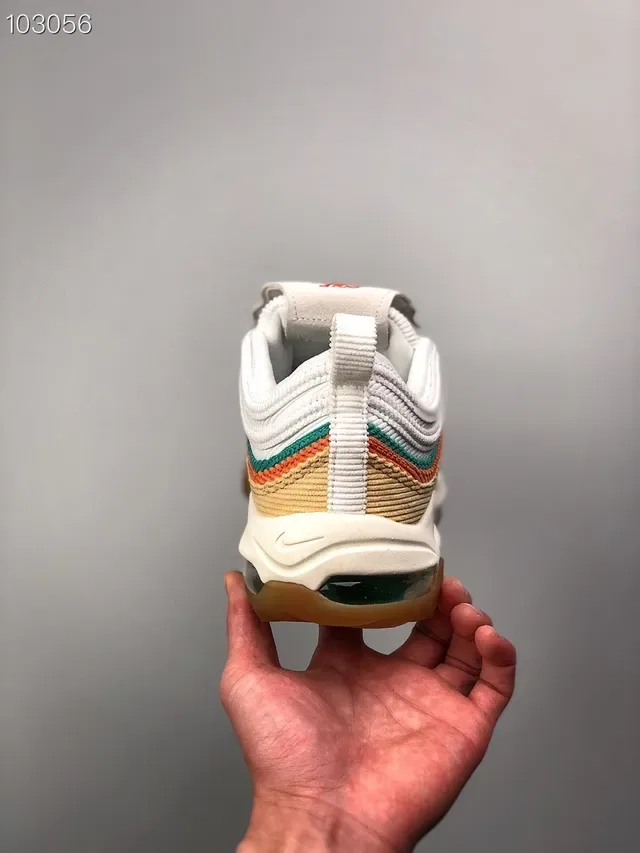 سنيكرز Nike Air Max 97 Beige Teal Orange لايف ستايل 6