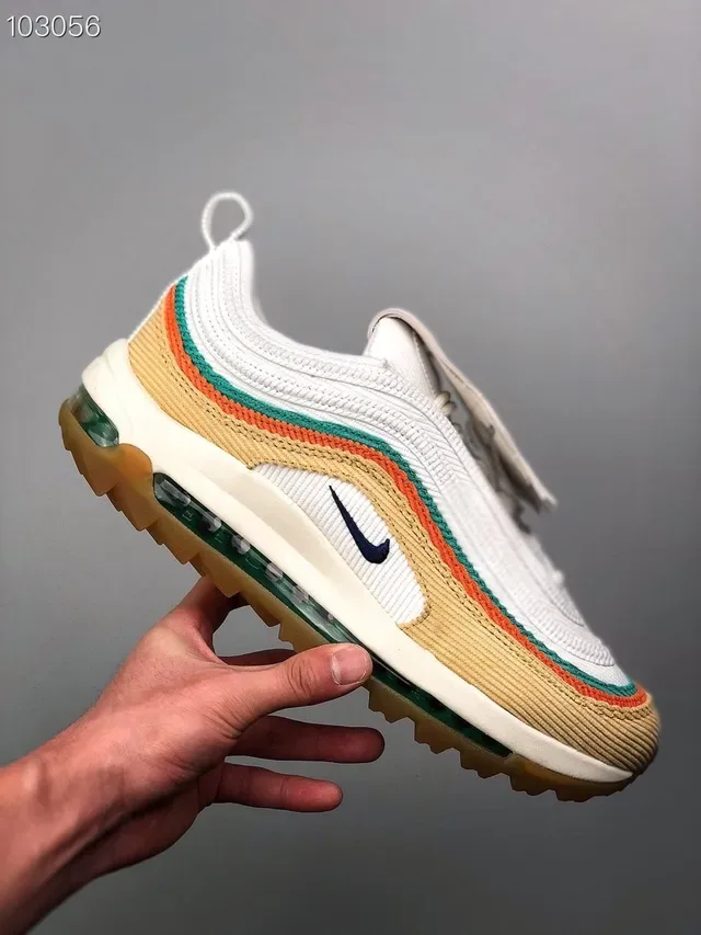 سنيكرز Nike Air Max 97 Beige Teal Orange لايف ستايل 7