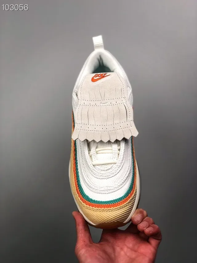 سنيكرز Nike Air Max 97 Beige Teal Orange لايف ستايل 8