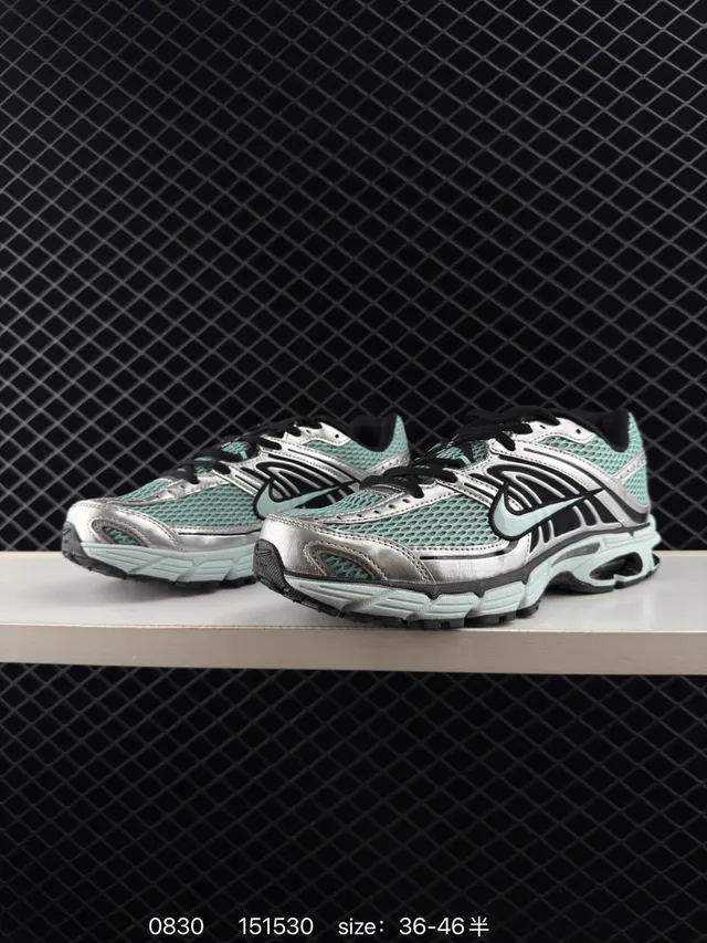 Nike Air Max Moto 2K Mint Green Silver Black Running Shoes 3