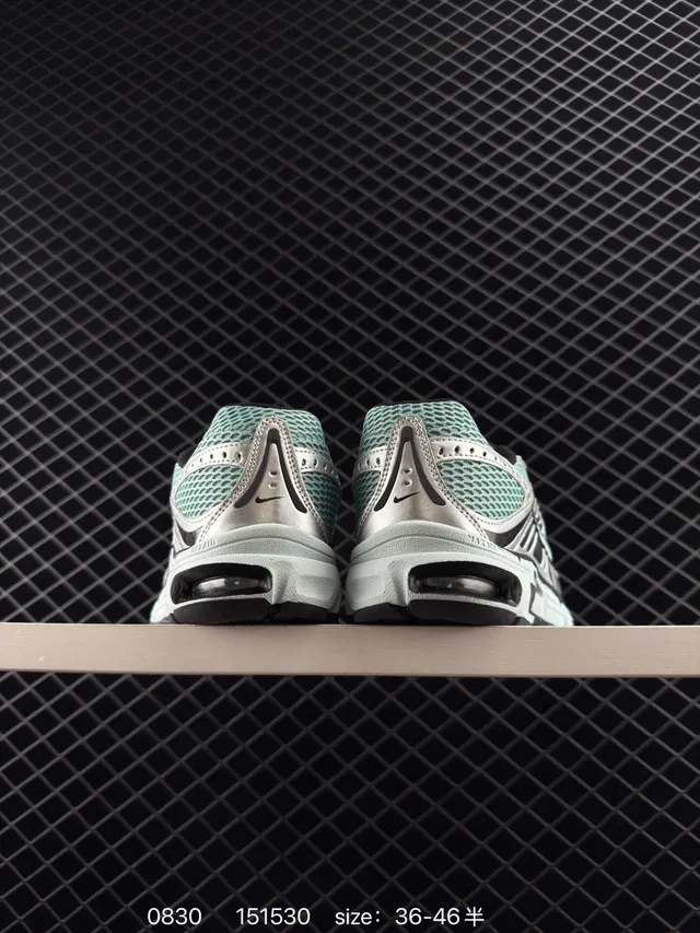 Nike Air Max Moto 2K Mint Green Silver Black Running Shoes 4
