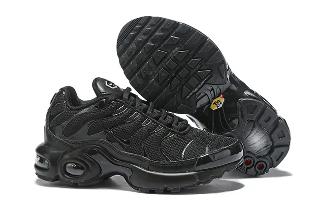 Nike Air Max Plus Black Monochrome Lifestyle Sneakers 3