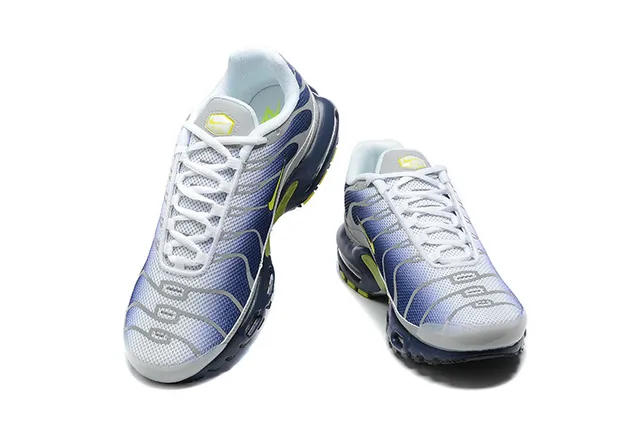 Nike Air Max Plus Gradient Blue Navy Lime Lifestyle Sneakers 3