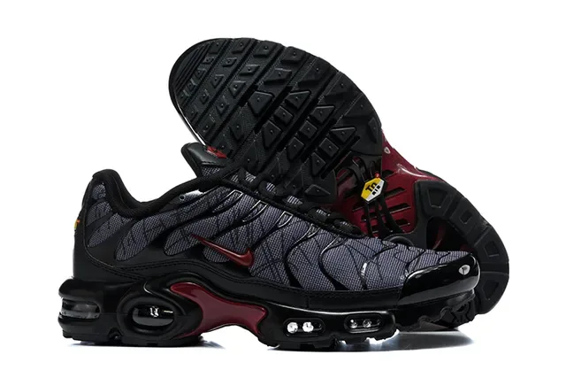 Nike Air Max Plus Orange Black White Lifestyle Sneakers 11
