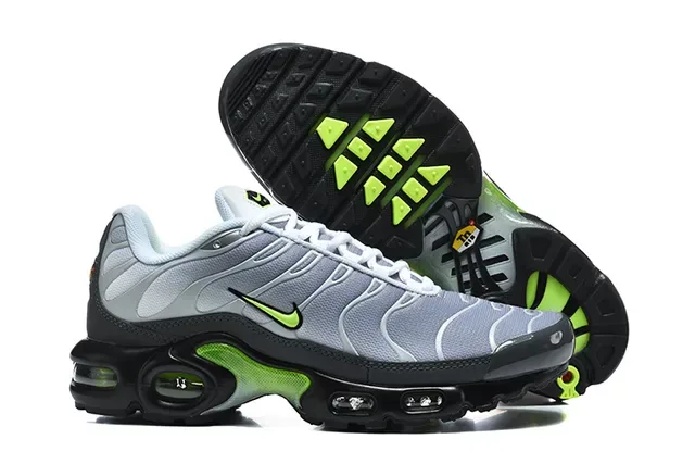 Nike Air Max Plus Patterned White Blue Orange Lifestyle Sneakers 5