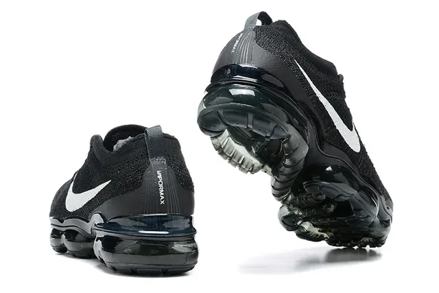 Nike Air VaporMax Black White sneakers lifestyle 4