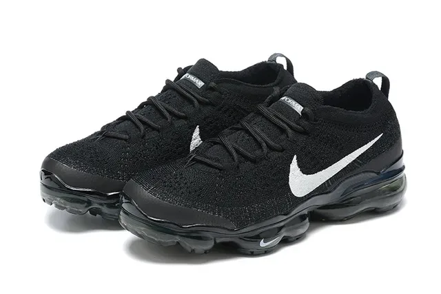 Nike Air VaporMax Black White sneakers lifestyle 8
