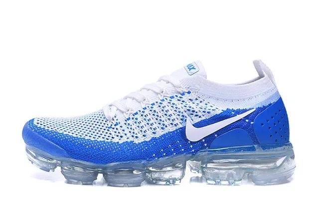 Nike Air VaporMax নীল এবং সাদা Flyknit রানিং জুতো 9