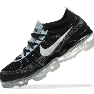 Nike Air VaporMax Flyknit Noires Blanches Transparentes Chaussures de course