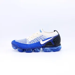 Nike Air VaporMax Flyknit أحذية رياضية أنيقة أزرق وأبيض ستايل حياة