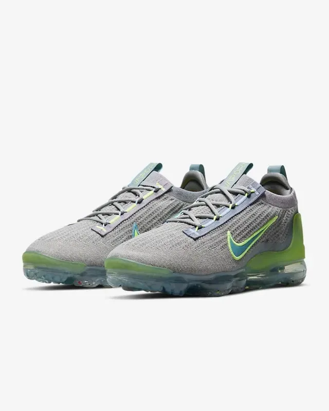 Nike Air VaporMax Plus Gris Verde Lima Zapatillas Lifestyle 5
