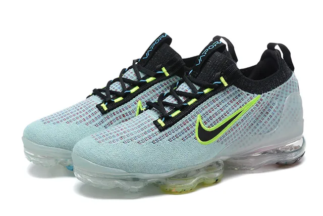 Nike Air VaporMax Plus Light Blue Neon Green 跑鞋 7