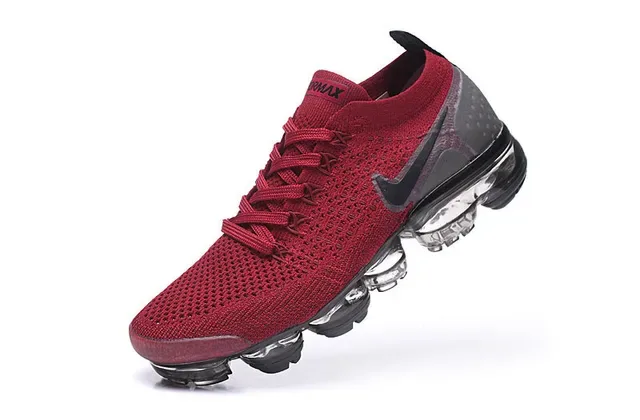 Nike Air VaporMax 红色 Flyknit 跑鞋 5