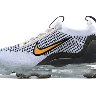 Nike Air VaporMax أبيض أسود برتقالي حذاء رياضي lifestyle