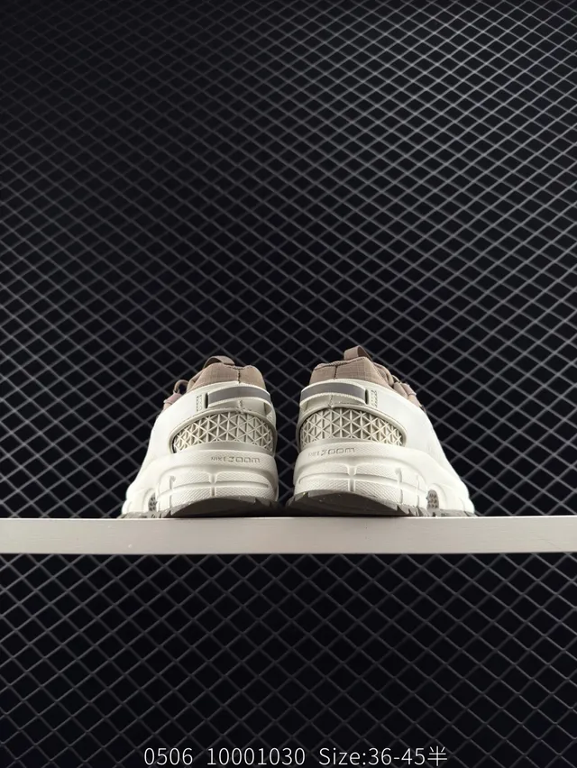 Nike بيج براون أوفر سايز سول هندسي كعب قفص سميك أحذية رياضية 3