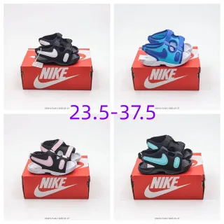 Nike Black and White Adjustable Strap Casual Sandals