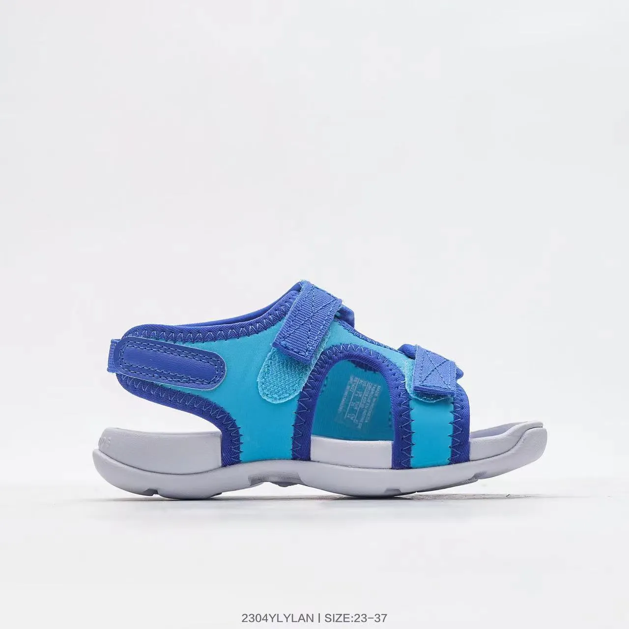 Nike Black and White Adjustable Strap Casual Sandals 19