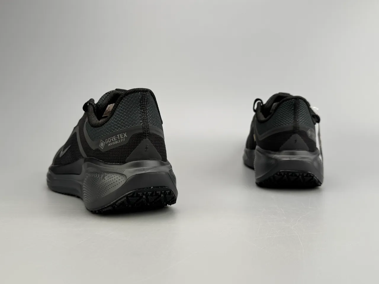 Nike Black Monochrome Engineered Mesh Upper Running Shoes 4