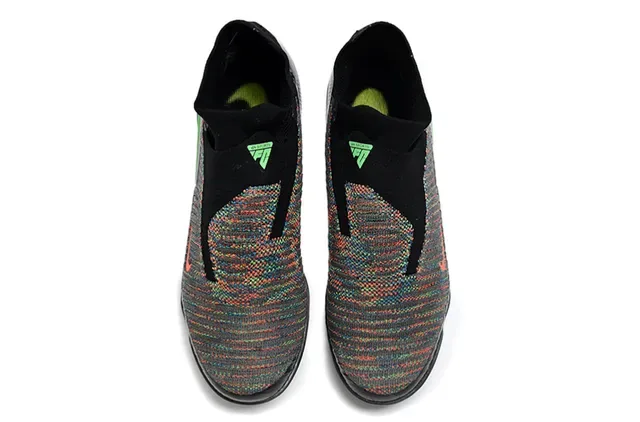 Nike Negro Multicolor Ajuste Sock-Fit Upper de Tejido Engineered Weave Turf Zapatillas de Fútbol 2