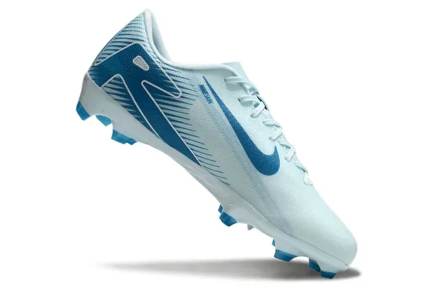 Nike Blue Navy Low-Cut Synthetic Mesh Upper Lateral Speed-Wing Graphic Firm-Ground Soccer Shoes 2