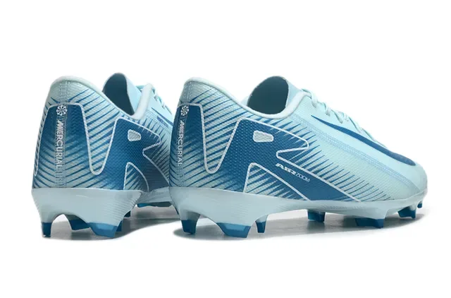 Nike Blue Navy Low-Cut Synthetic Mesh Upper Lateral Speed-Wing Graphic Firm-Ground Soccer Shoes 5