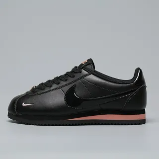 Nike Cortez أحذية رياضية أسود وردي جلد وصناعي علوية Rose Gold لمسات معدنية أسلوب حياة