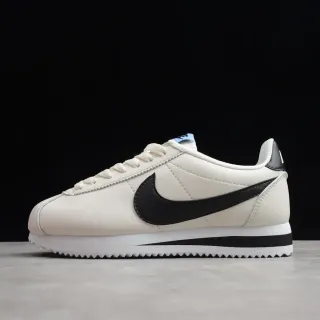 Nike Cortez Off-White and Black حذاء سنيكرز للأسلوب الحياتي