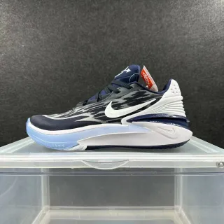 Nike Cosmic Unity Low गहरी नीली सफेद लपट पैटर्न बास्केटबॉल जूते