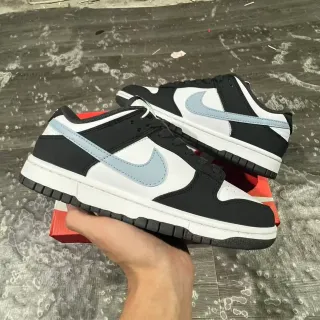 Nike Dunk Low Negro Blanco Azul Claro Lifestyle Zapatillas