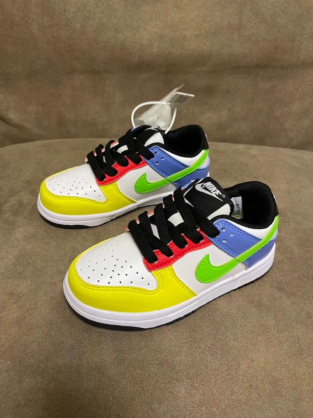 Nike Dunk Low White Black Lifestyle Sneakers 14