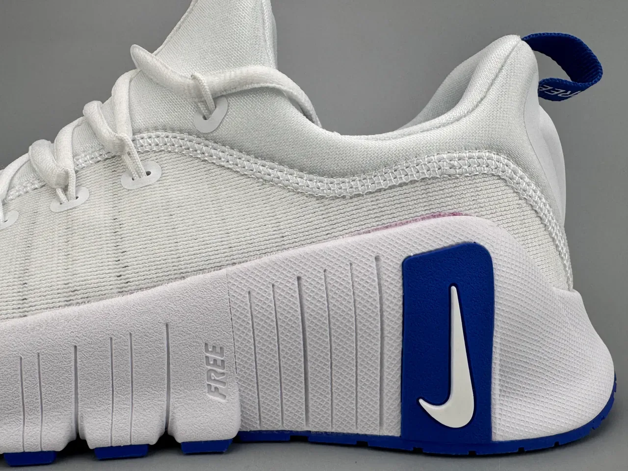 Nike Free RN সাদা এবং রয়েল ব্লু রানিং শু 7
