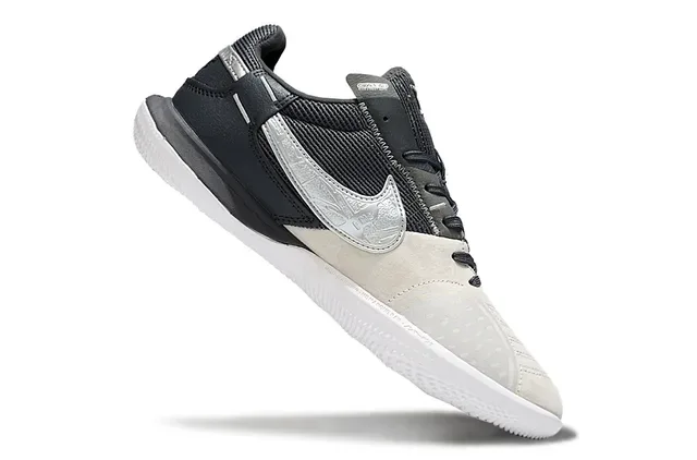Nike Gato 蓝黄 麂皮面 穿孔 Swoosh Overlay 室内足球鞋 22
