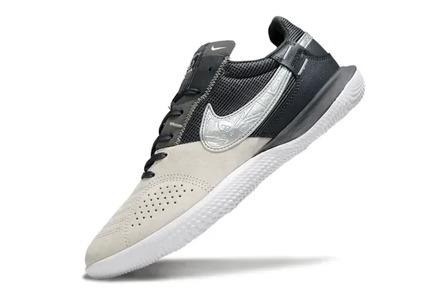 Nike Gato 蓝黄 麂皮面 穿孔 Swoosh Overlay 室内足球鞋 23
