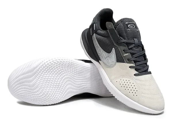 Nike Gato 蓝黄 麂皮面 穿孔 Swoosh Overlay 室内足球鞋 24